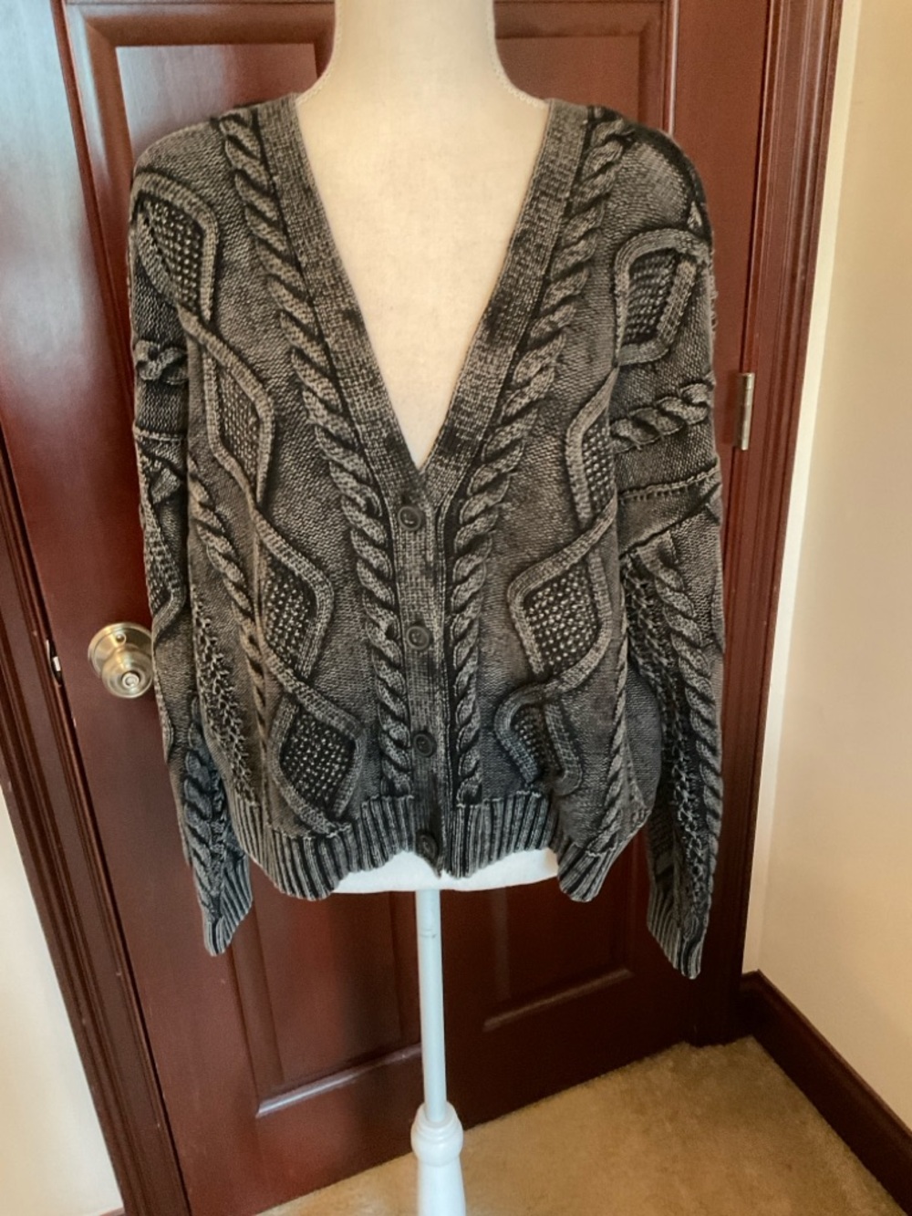 Lucky Brand Cardigan Sweater. Sz. Large